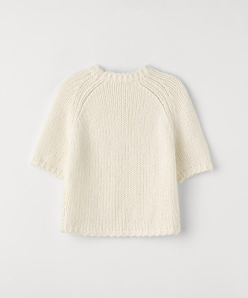 Selliteiljeu Half Knit Warmer Set_Ivory