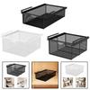 Basket Organizer, Pull-out Storage under The Shelf, Hanging Drawer