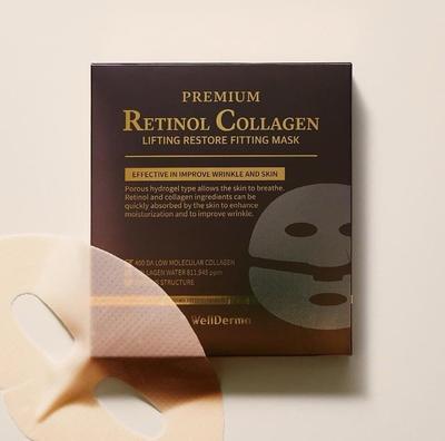 Premium Retinol Collagen Lifting Restore Fitting Mask Set 25g*4, Anti-aging, Korean Cosmetics, Kbeauty, Sample