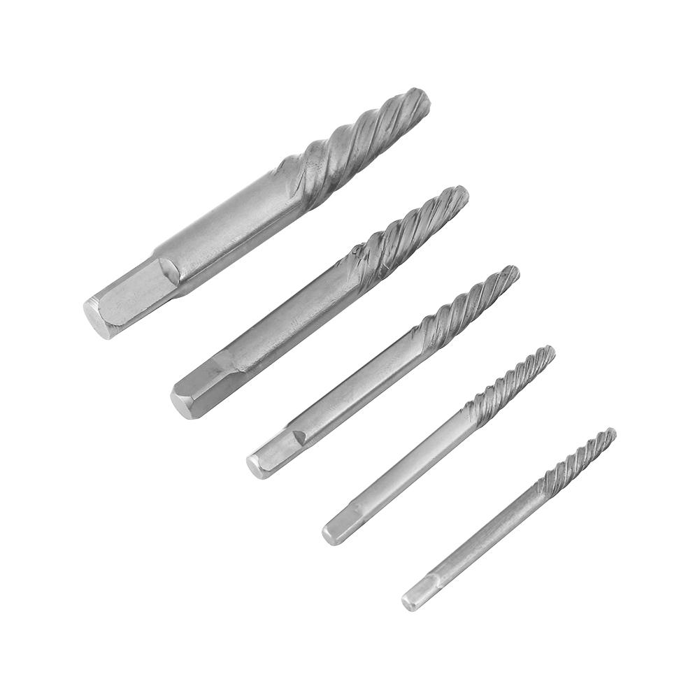 Broken Screw Drill Bits and Extractor Set Bolts Fastners Taken Out Removal Tool Bolt Extractor Damaged Screw Extractor