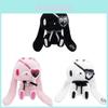 Gloomy Bunny Gothic Eye Patch Plush Toy Keychain With Soft Pp Cotton For Collectors