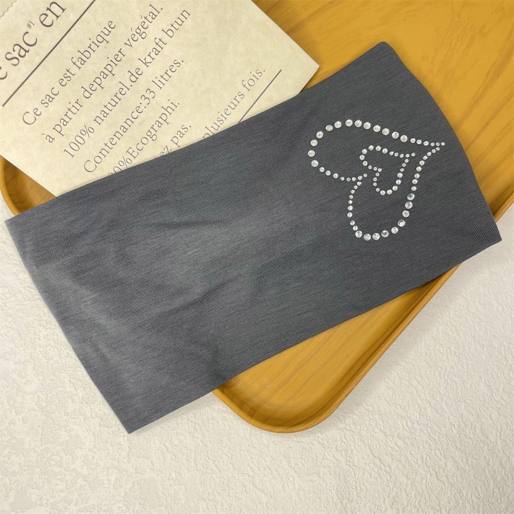 Knit Knitted Headband Yoga Sports Hairband Wide Edge Elastic Hairband  Girls