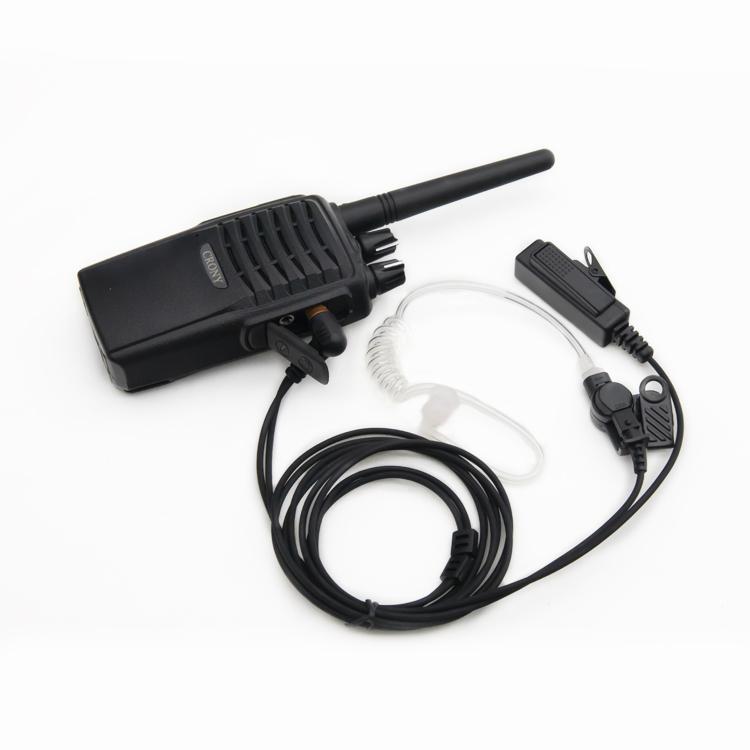 Professionele Enkelzijdige Bedrade Muziek Oordopjes & Koptelefoons met Jack Walkie Talkie Accessoire