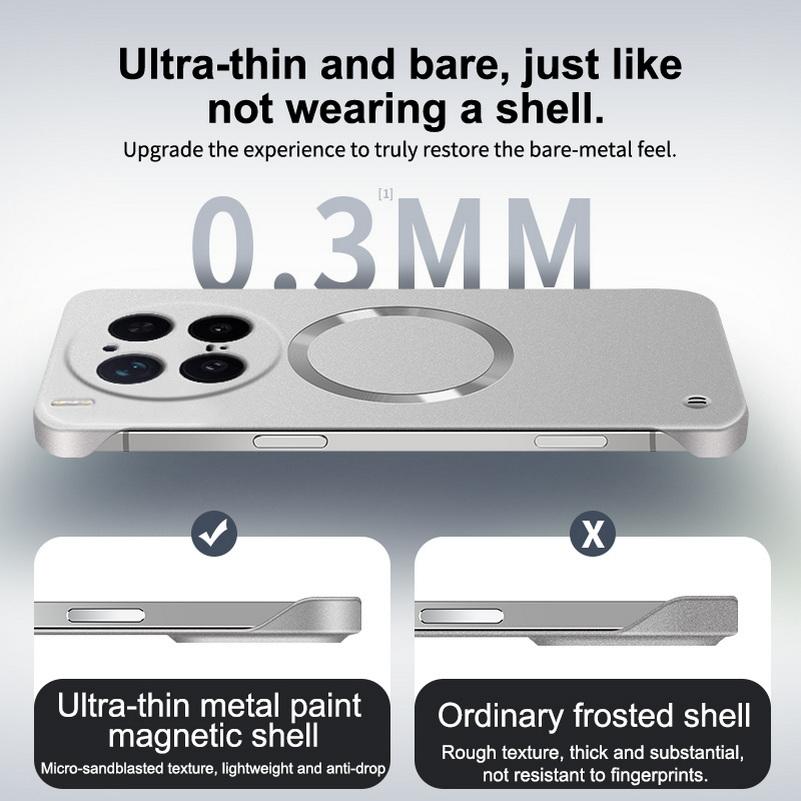 Slim Bezels Magsafe Magnetic Phone Case for VIVO X300 Pro vivo x300 X200 Ultra X200s x200 Pro FE X100 Pro Camera Protect Cover