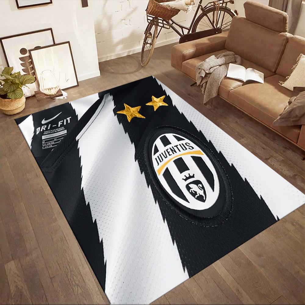 Juventus Floor Rug Office Rug Design For Game Room Entryway Living Rooms Dormitory Antislip Carpet Office Home Decor Perfect Gift For Friends Family