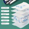 13cm Large Panel 3 Modes Shower Head High Pressure Massage Shower Head with Filter ABS Water Saving Bathroom Shower Nozzle