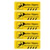 Caution Wet Floor Safety Stickers (5-Pack)