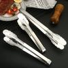 Stainless Steel Food Tongs Kitchen Access Utensils Buffet Cooking Tools Anti Heat Pastry Bread Clip Clamp Bbq Salad Tong Tools