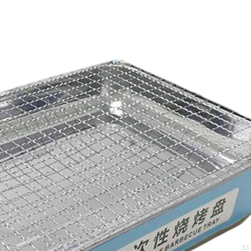 Small Disposable Grill Camping Charcoal Supplies Equipment Grilling Barbecues for Outdoor