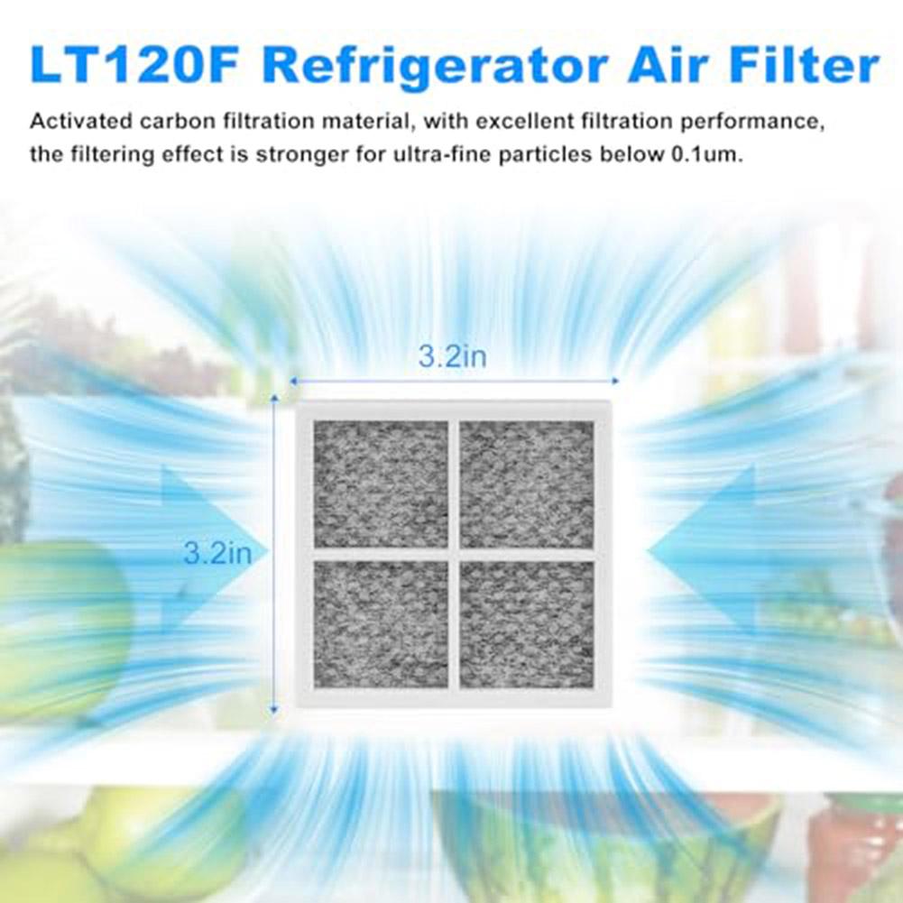 4pcs Set Activated Carbon Air Purifier Filters For LG-LT120F Refrigerator Air Filter Accessories