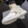 Waterproof Men's Warm Sports Shoes Fashion High Top Plush Sneakers Male Winter Outdoor Trainers for Jogging Walking