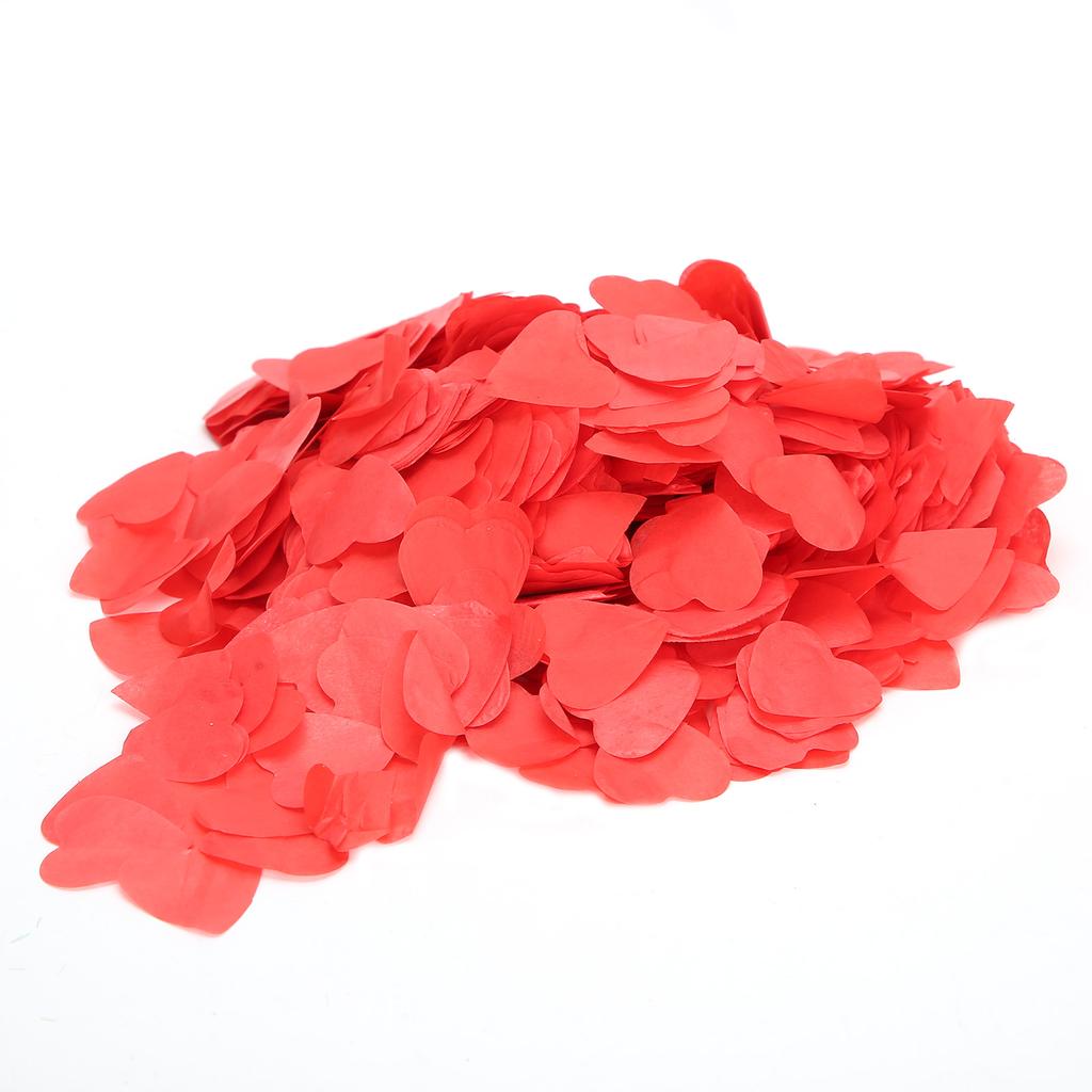 2 Bags 60g 2.5cm Red HeartShaped Confetti Wedding Party Valentine"s Day Confetti Decoration