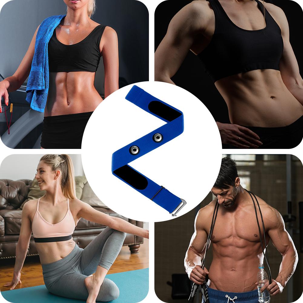 Heart Rate Replacement Sensor Band Belt Soft Fitnesss Chest Band Chest Monitor Strap Compatible with Polar Garmin Magene