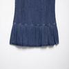 2025 Spring Fashion: European & American Style Women's Pleated Denim Dress
