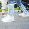 1 Pair Rainproof Boot Covers PVC Fabric Anti-Slip Design Waterproof