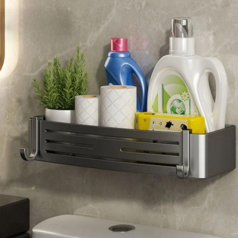 Practical Shower Storage Rack Triangle Corner Shower Rack Suction Cup Bathroom Shelves  Household