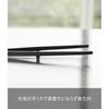 Yamazaki Silicone Cooking Tongs, Black, 6cm W x 2cm D x 28cm H, Tower Shape, Non-Slip, Heat Resistant, 5196