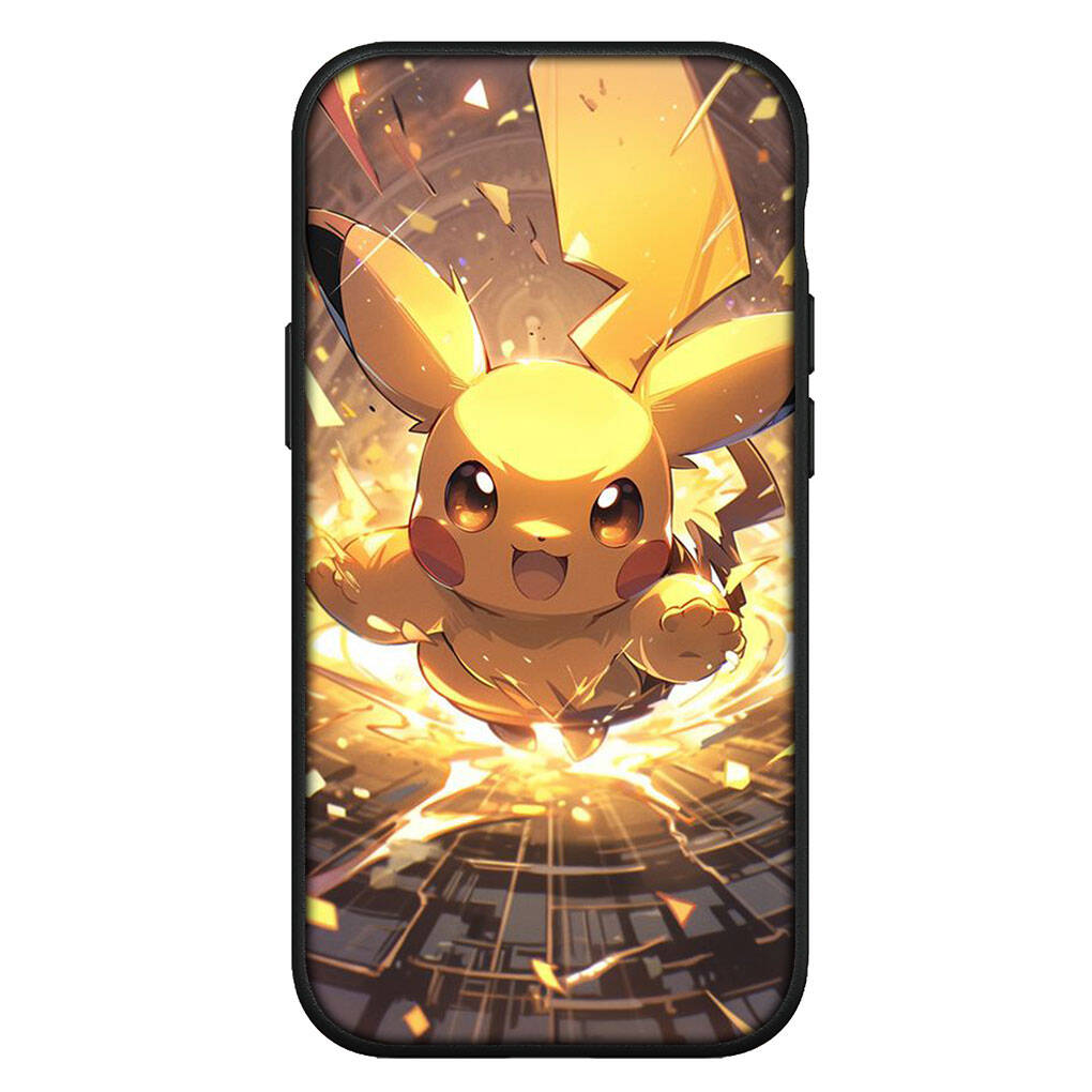 Cover for iPhone 17 16 15 Xiaomi Poco Redmi Note 14 13 12 11 Pro Max Samsung Galaxy S25 S24 S23 OPPO Huawei Anime Pokemon GO Pikachu Cute Phone Case