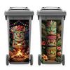PVC Stickers Self-adhesive Decorative Stickers Decals for Trash Decoration Totem 820x380mm