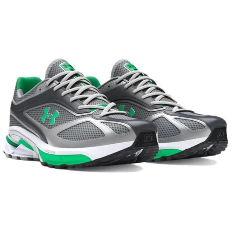 Under Armour UA Apparition Cushioning Wear-Resistant Low-Top Casual Shoes Unisex Green Sneakers 3027595-101