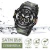 BEN NEVIS Digital Analog Sports Watch Men Waterproof Multi-Function LED Display Stylish Running Outdoor