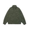 QIYOU Autumn 2025 Retro Unisex Stand-up Collar Letter Print Plus Size Jacket