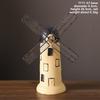 Dutch Modern Windmill Resin Decor For Office Desk Bookshelf Home Gift Display