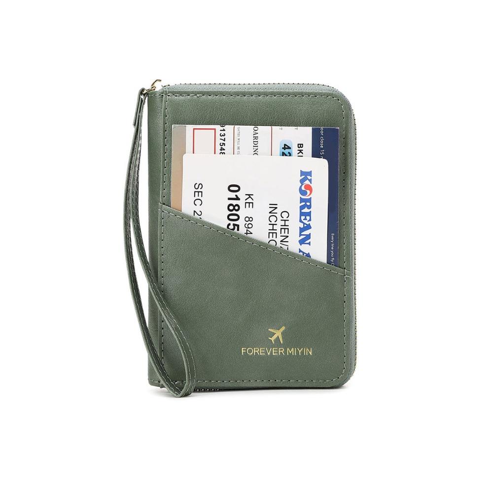 Multifunction Passport Cover with SIM Card Slots Card Case RFID Blocking Passport Clip  Female