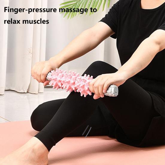 Muskelroller-Stab Tiefengewebs-Körpermassage-Stab für Sportler Läufer Triggerpunkt-Rollwerkzeug für Physiotherapie Wade Bein Rücken Erholung