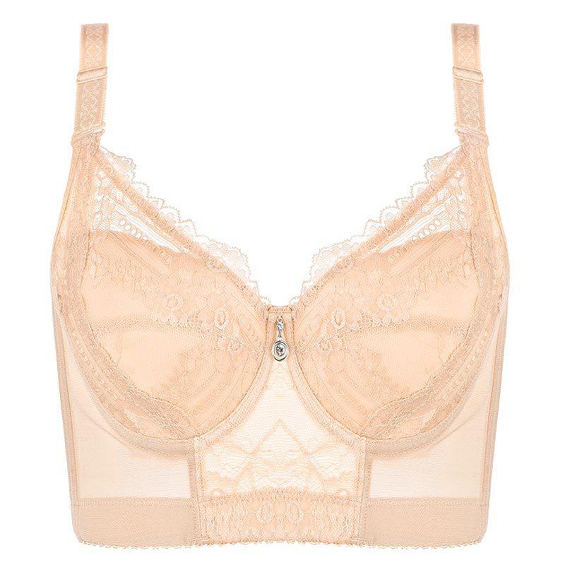 Beauty salon high-end large-size bras gather thin styles, close secondary breasts, anti-sagging adjustment underwear, close stomach and beautiful