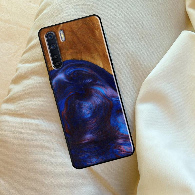 Reise Schutz Holz Harz Hülle Für Oppo A60 A80 A40 A15 A16 A17 A57 A94 A74 A54 A76 A96 A18 A38 A58 A78 A98 A6 A5 Pro