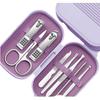 Complete Nail Care Kit Stainless Steel Nail Clippers Manicure Tools With Storage Case For Home Travel Family Use