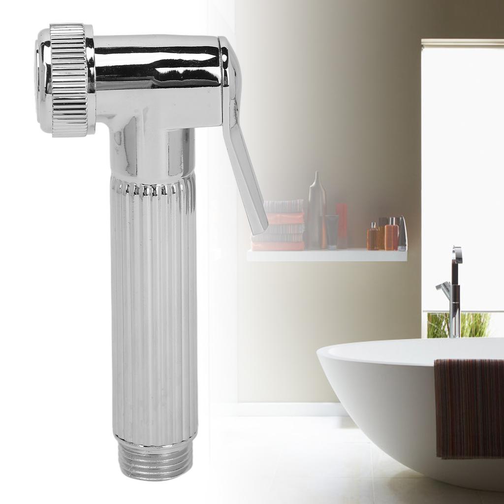 Handheld Bidet Toilet Sprayer Head Stainless Steel Water Pressure Spray Attachment for Kitchen and Toilet Cleaning