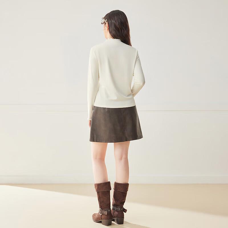 IEF Women's Korean Style Plus Size Versatile Base Layer Top