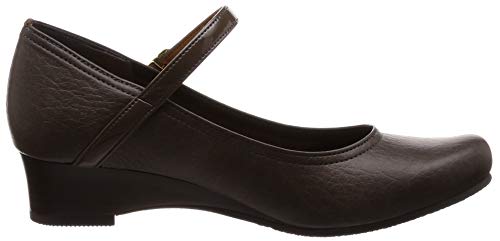 Mare Mare Daily Market Women's Strap Pumps, Classic Color, Dark Gray, Size 26cm, 2E