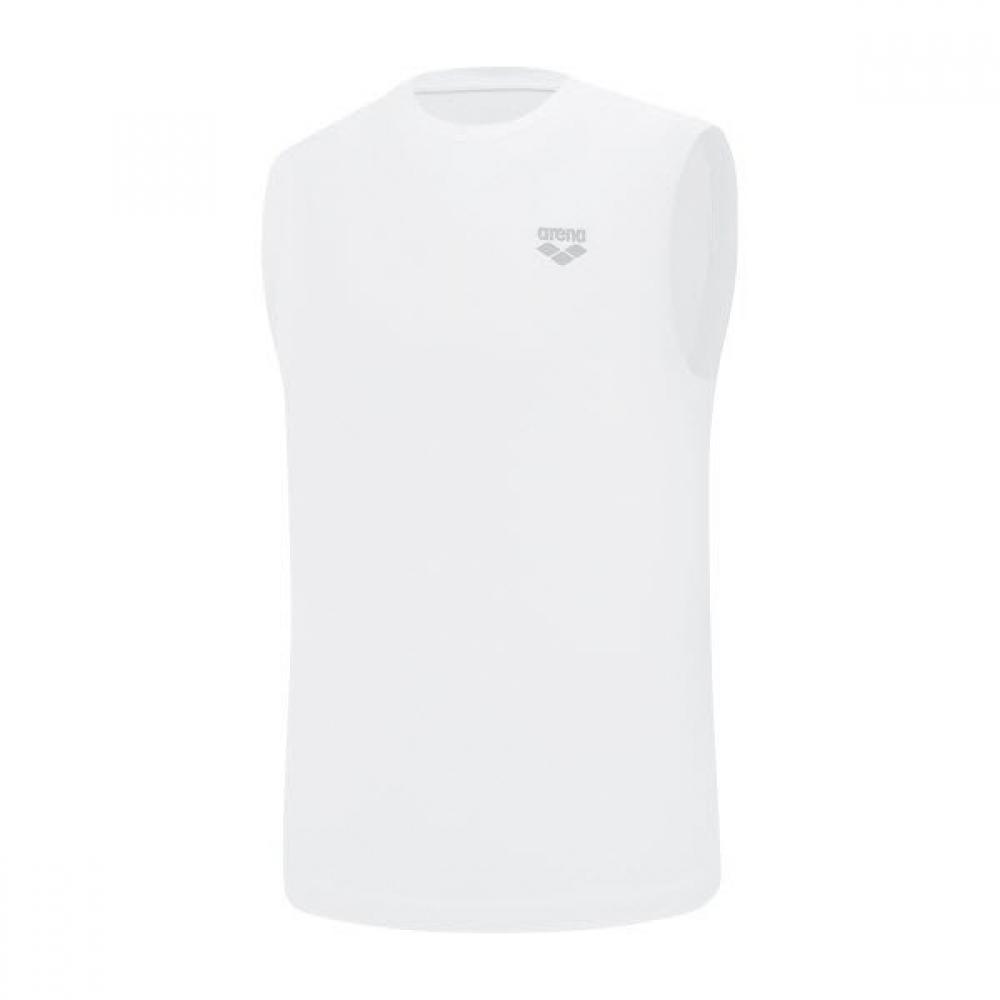 Arena Men S Core Relaxed Fit SleeveleSS raSh Guard A6bm1rr45 Wht