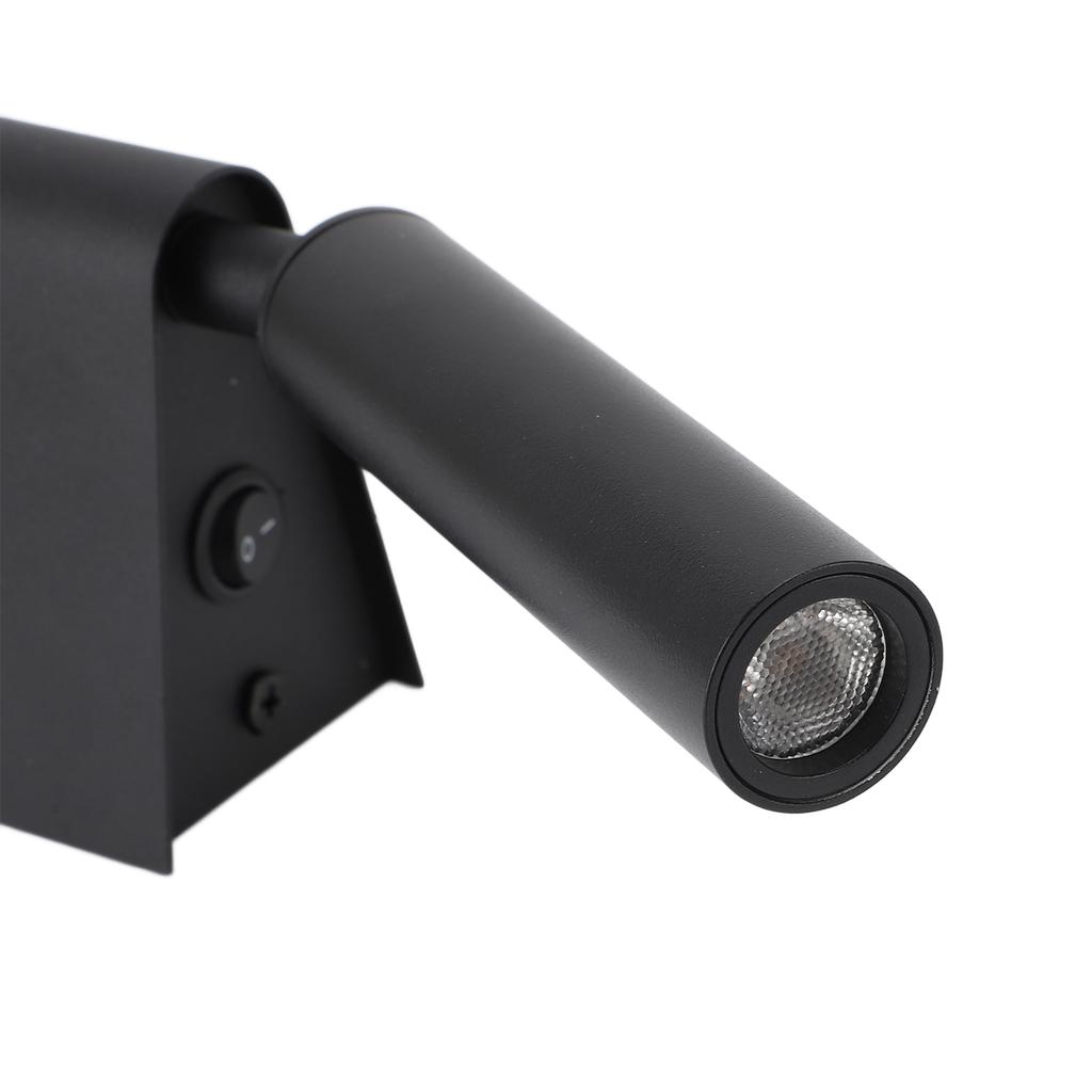 Modern Wall Sconce Indoor Wall Light with Switch Retractable Rotatable Wall Lamp Up Down Lighting Eye Care for Living Room Bedroom Hallway Reading