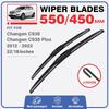 Front Rear Wiper Blades For Changan CS35 2012 -  CS35 Plus Windscreen Windshield Back Window Washer Fit U Hook Arm