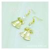 European & American Fashion Gold Bell Earrings for Christmas Holiday Parties