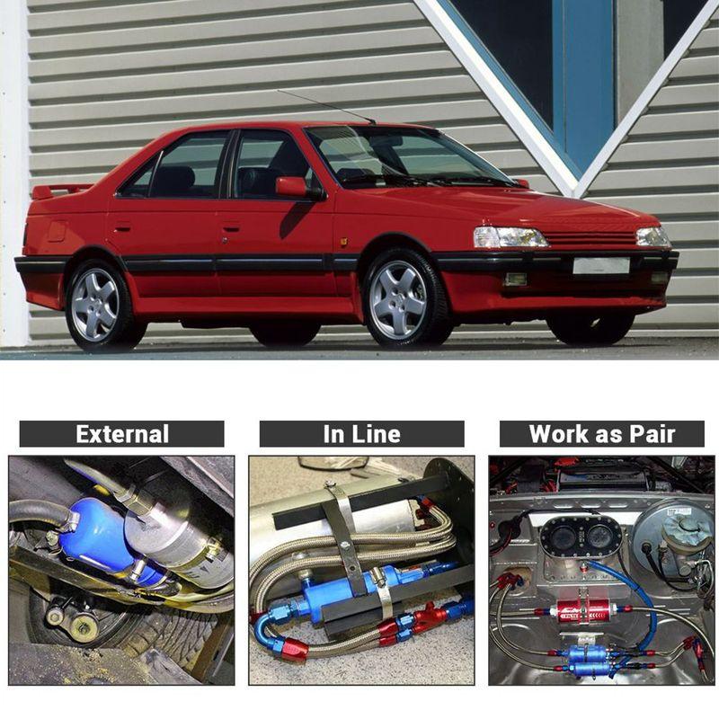 0580464038 Universal Inline High Pressure Electric Fuel Pump 12V with Installation Kit For Benz Renault BMW Alfa Peugeot Opel