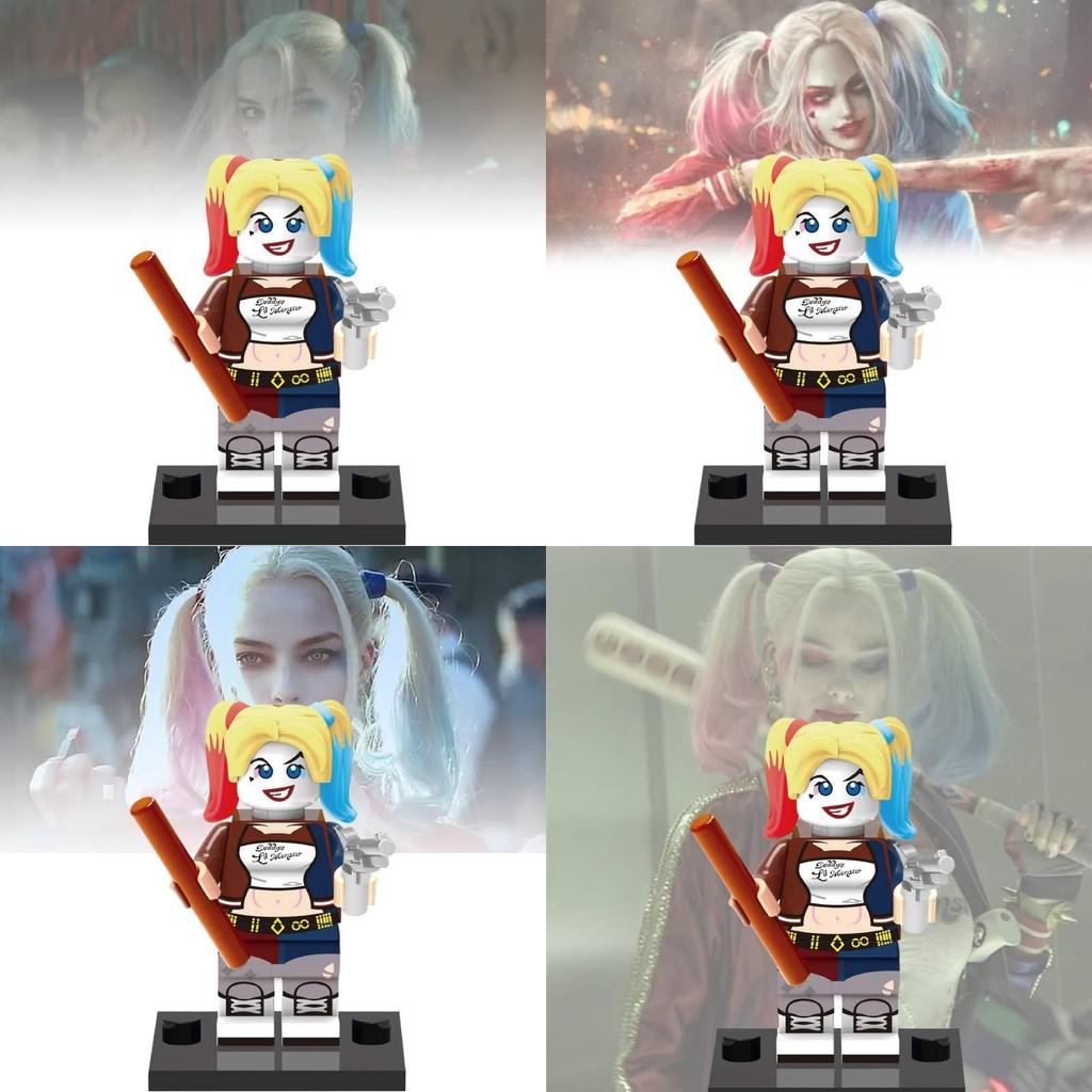 Premium Plastic Diy Poison Ivy Catwoman Quinn Two-face Building Blocks Toy Set