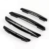 4Pcs/Set Car Door Side Anti-collision Decorative Guard Plate Anti-scratch Car Anti-collision Strip Interior Mirrors 6