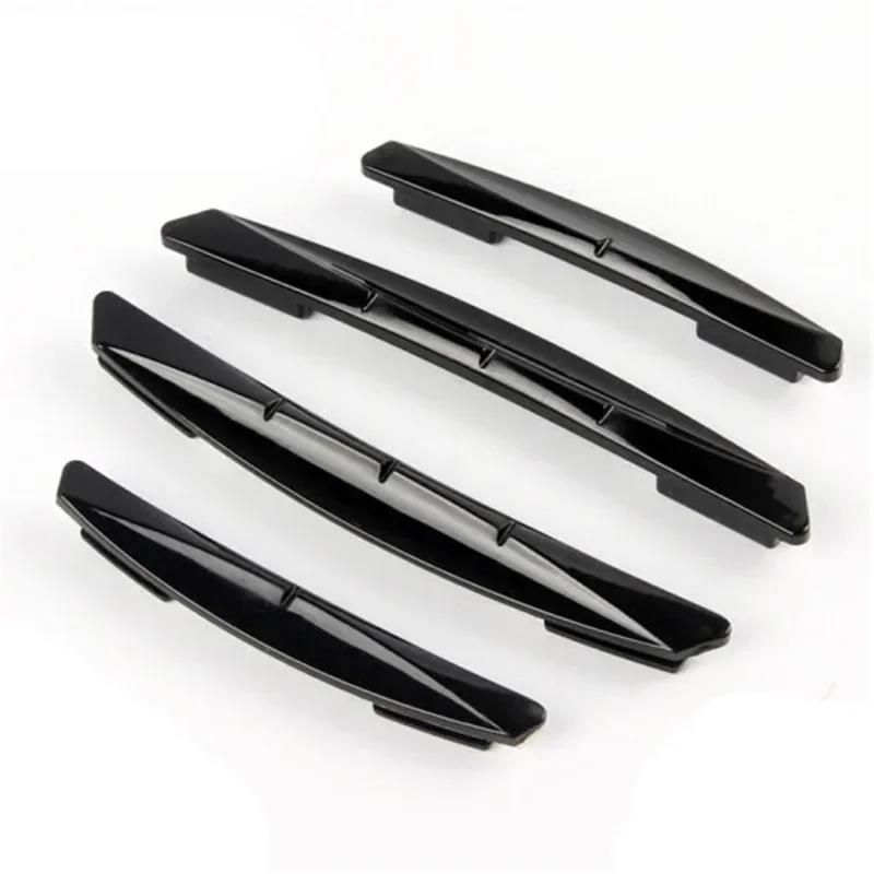 4Pcs/Set Car Door Side Anti-collision Decorative Guard Plate Anti-scratch Car Anti-collision Strip Interior Mirrors 6