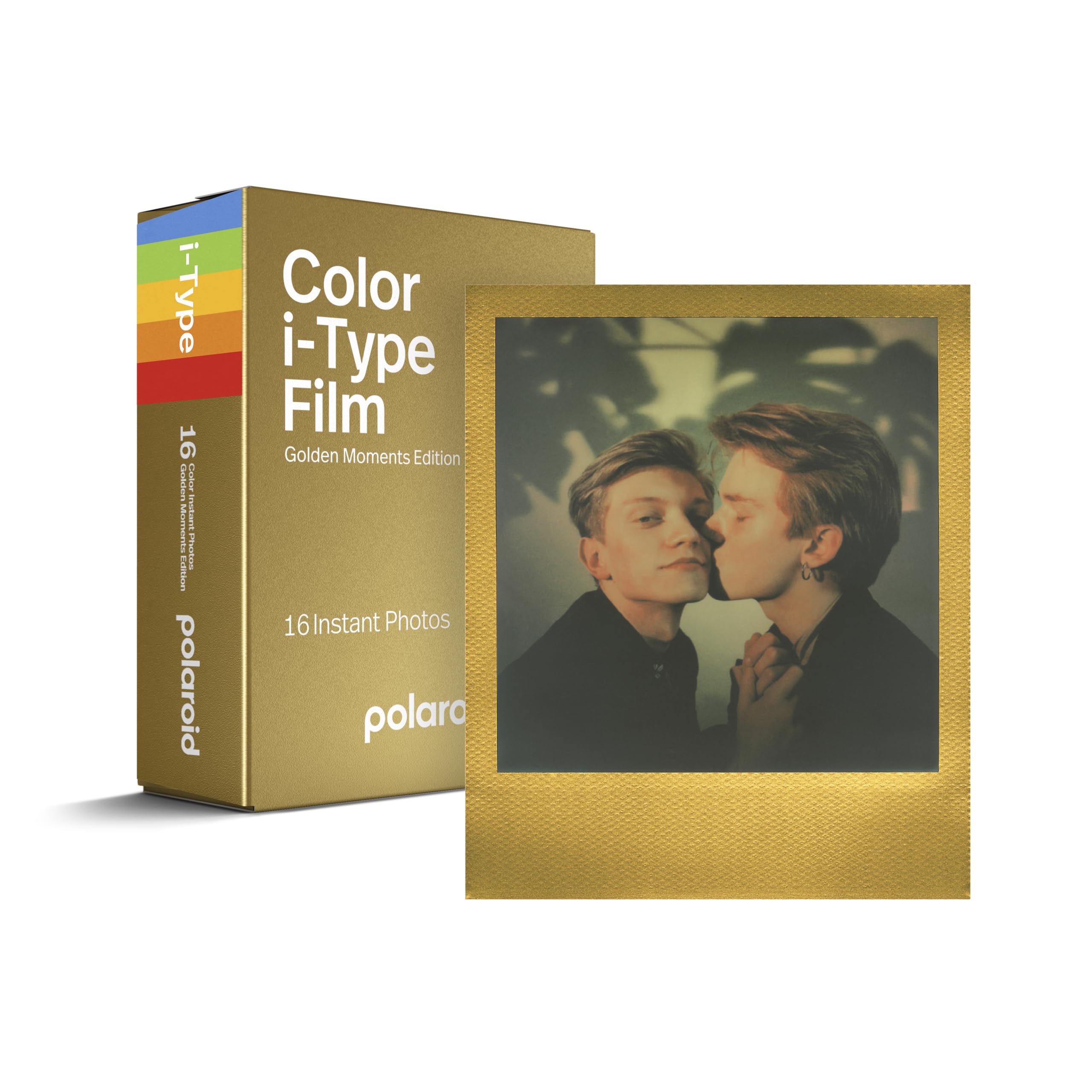 

Мгновенная пленка Polaroid для i-Type – Золотые Моменты Двойная упаковка, 16 цветных кадров с золотой рамкой (6034)