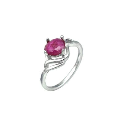 Natürlicher seltener Wassermelonen-Turmal Edelstein 925 Sterling Silber Designer Ring Größe 4 US Geschenkring