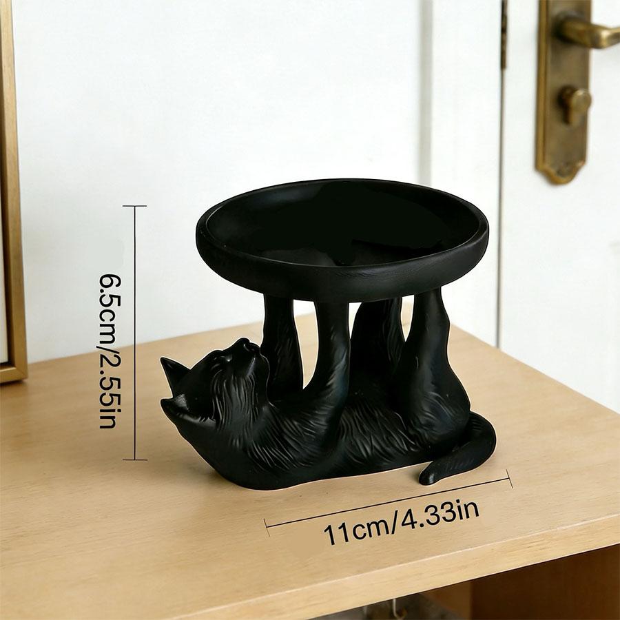 Fun cat jewelry tray, desktop jewelry storage tray, decorative items for home use