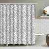 Boho Shower Curtain Cute Sketch Pattern Bathroom Decor Artistic Washable Fabric Liner Waterproof Modern Home Textile Hippie Wall
