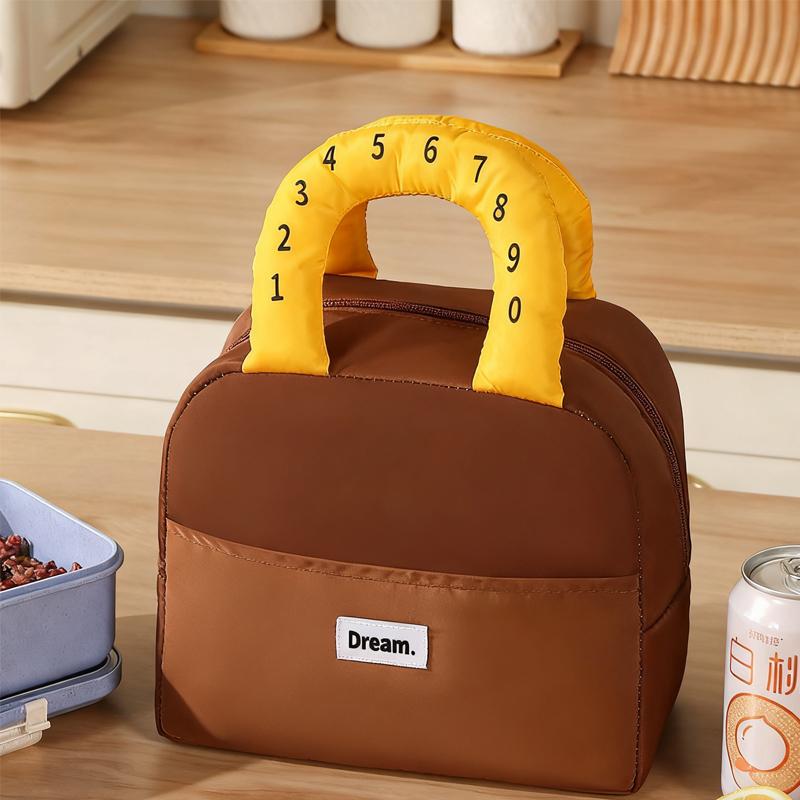 

Outdoor Picnic Bag, Rice Box Bag, Student Lunch Bag That Can Keep Warm And Cold, Portable For Easy Carrying When Going Out