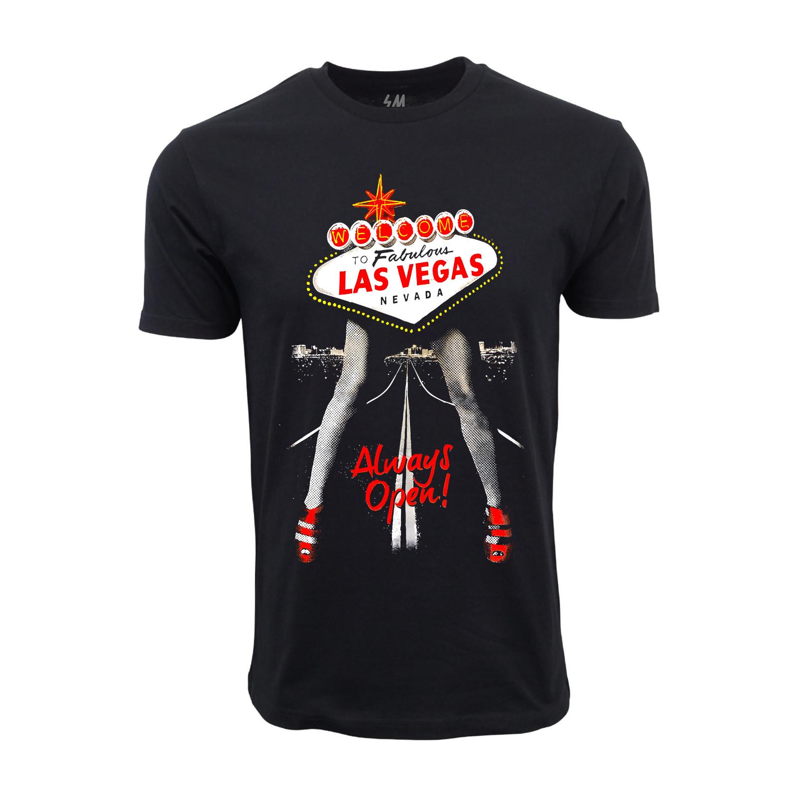 Welcom To Fabulous Las Vegas Always Open Graphic T shirt L