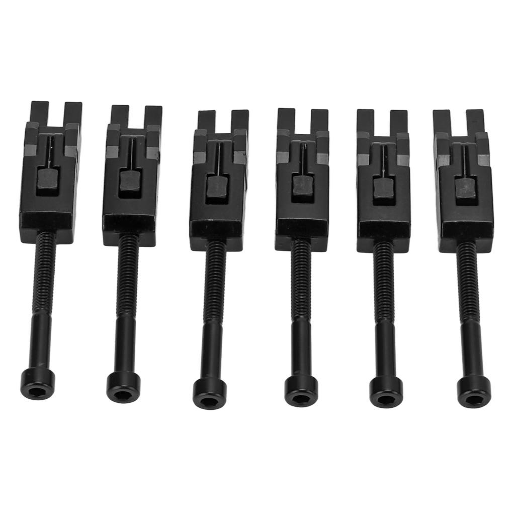 6 SZTUK Gitara elektryczna Tremolo Metalowe siodła mostkowe Wymiana ze śrubami i kluczem sześciokątnym